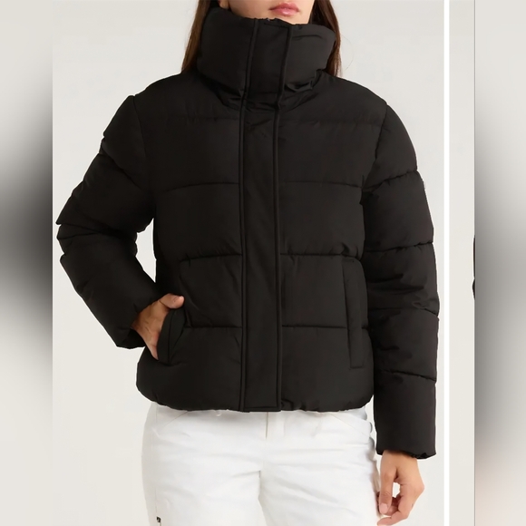BCBGMaxAzria Black Puffer Jacket - Picture 3 of 10